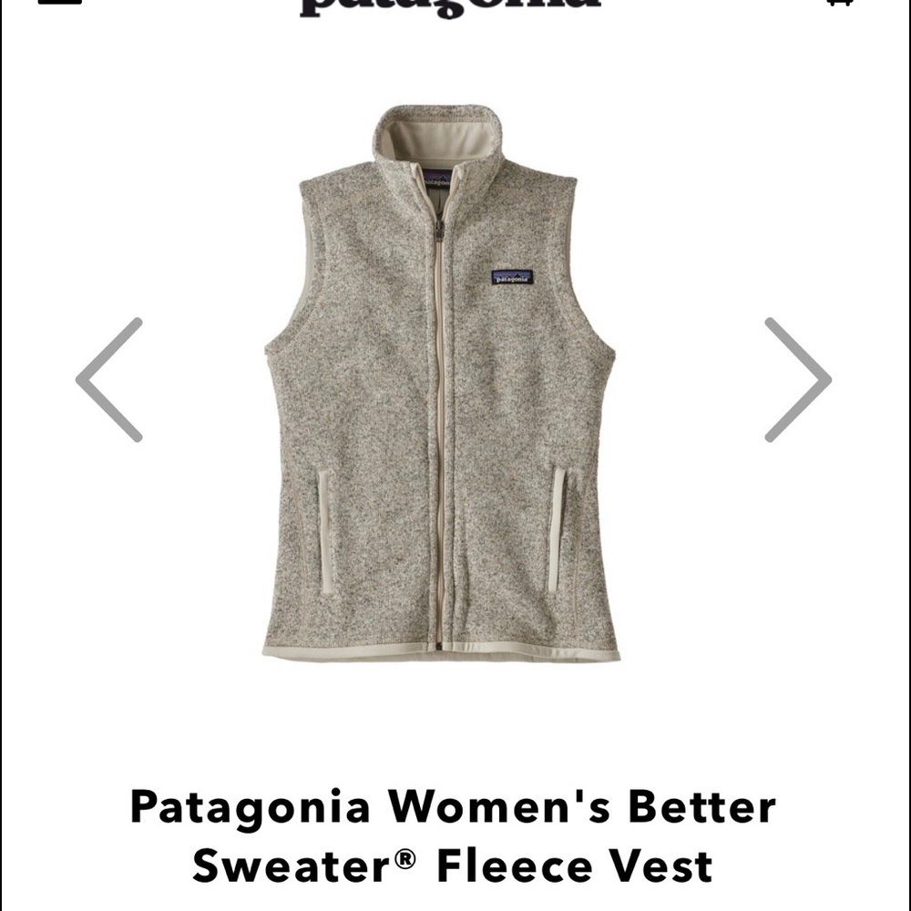 Patagonia Vest. Better sweater Fleece vest